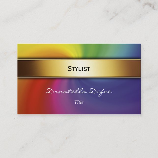 Classy Elegant Professional Business Card (Front)