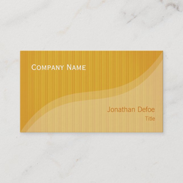 Classy Elegant Professional Business Card (Front)