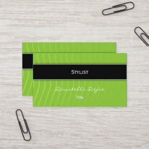 Classy Elegant Professional Green Business Card