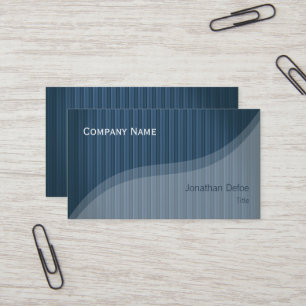 Classy Elegant Professional Stripped Business Card
