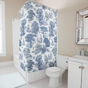 Classy Elegant Rustic Blue Country Toile