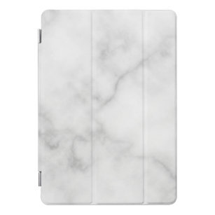 Classy Elegant White Marble Pattern iPad Pro Cover