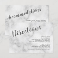Classy Elegant White Marble Wedding Details