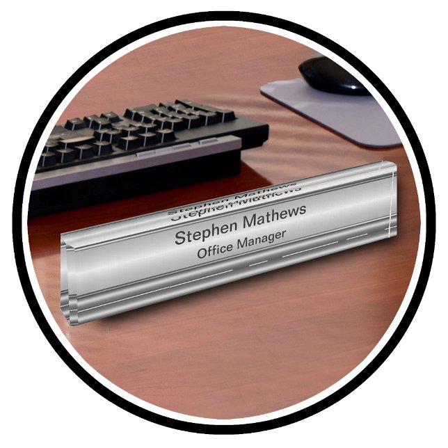 Classy Executive Desk Name Plates (Creator Uploaded)