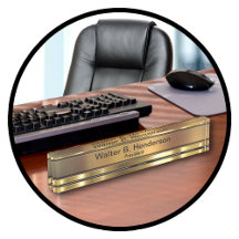 Classy Executive Gift Name Plaque