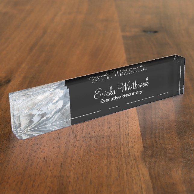 Classy Executive Secretary Office Nameplate (Side)