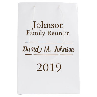 Classy Family Reunion Name Sacs
