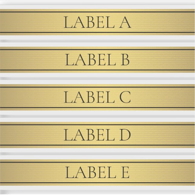 Classy Faux Gold Stripe (Front)