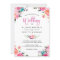 Classy Floral Blossom Watercolor Flowers Wedding