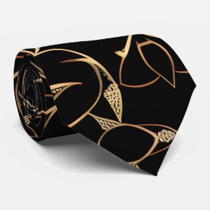 Classy Formal Black Boho Tie Stylish Neck Tie 