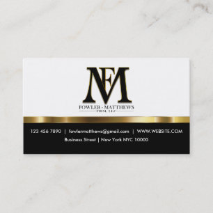 Classy Fowler Attorney Business Card