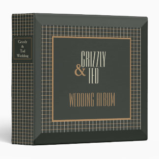 Classy Framed Gay Wedding Album for Bear Grooms Binder