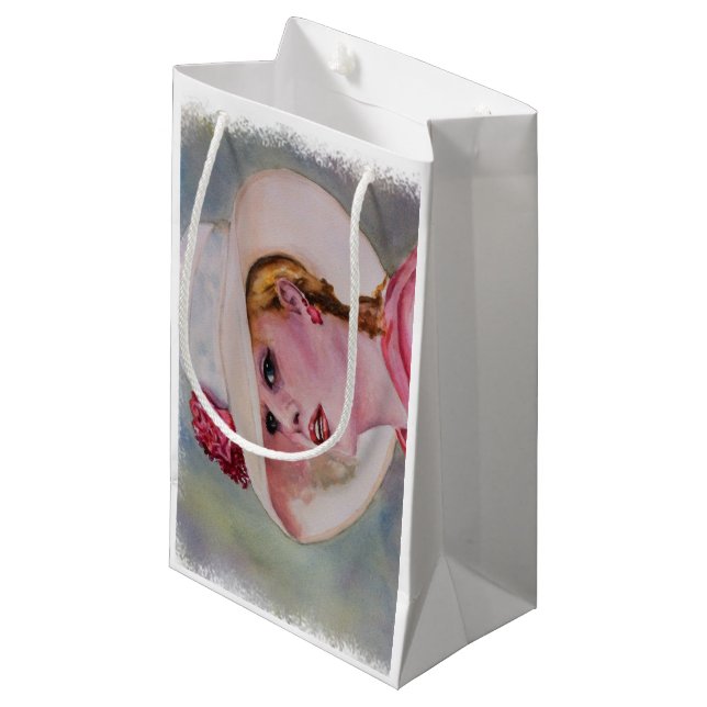 CLASSY GARDEN PARTY SMALL GIFT BAG (Front Angled)
