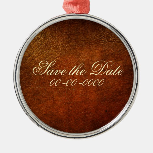 Classy Genuine Leather Designer Ornament (Front)