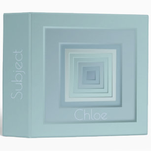 Classy Geometric Squares Binder