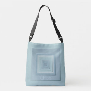 Classy Geometric Squares Crossbody Bag