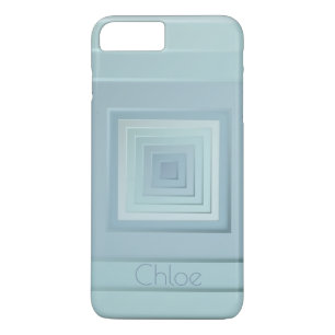 Classy Geometric Squares (light blues) Case-Mate iPhone Case