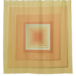 Classy Geometric Squares (soft yellows & orange)