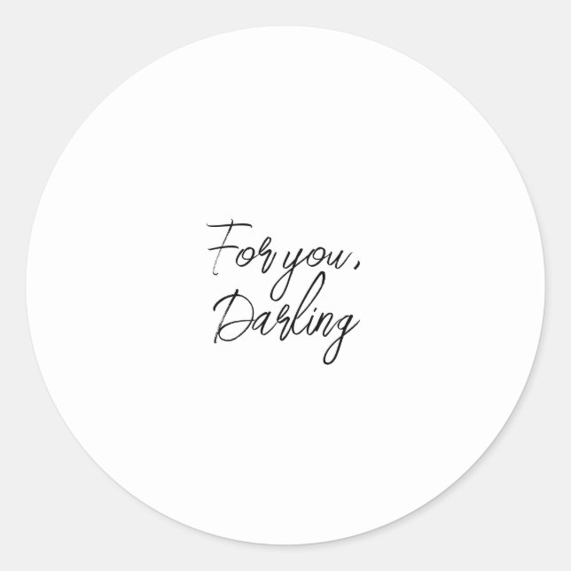 classy gift stickers  (Front)