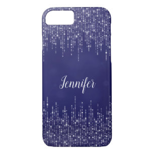 Classy girly String of lights bokeh personalized Case-Mate iPhone Case