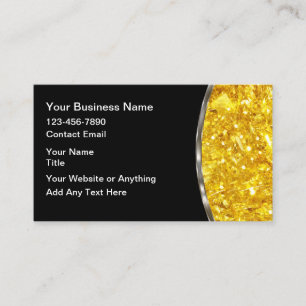 Classy Glitzy Business Cards Design