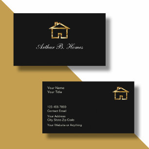 Classy Glossy Cartes de visite immobiliers