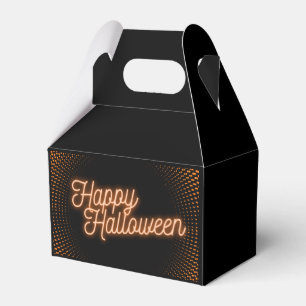 Classy Glowing Happy Halloween Favor Box