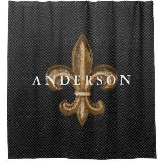 Classy Gold Fleur de Lis & Black | Custom