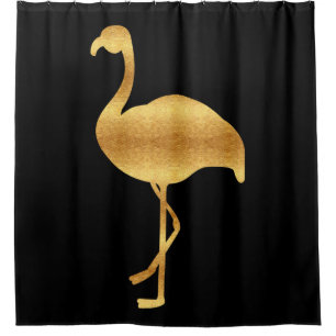 Classy Gold Foil Flamingo