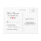 Classy Gold Glitter Pink Floral RSVP Response