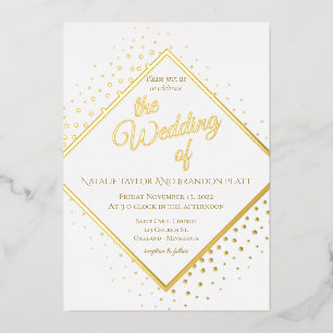 Classy gold glitter Wedding 