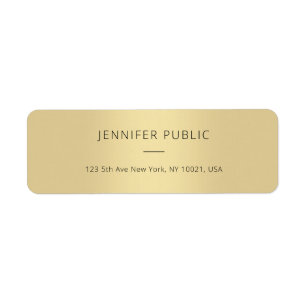 Classy Gold Look Template Modern Elegant Simple