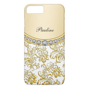 Classy Gold Monogram Style Case-Mate iPhone Case