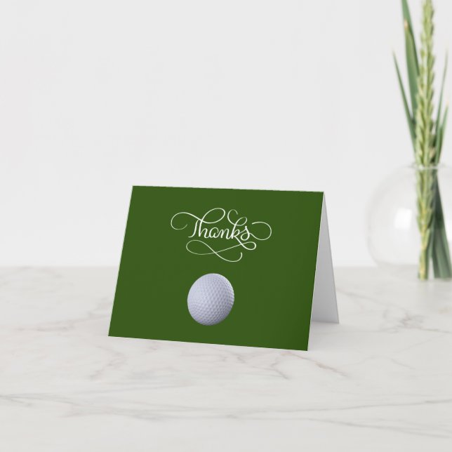 Classy Golf Business Merci Cartes (Devant)