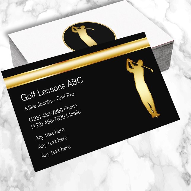 Classy Golf Cartes de visite (Créateur téléchargé)