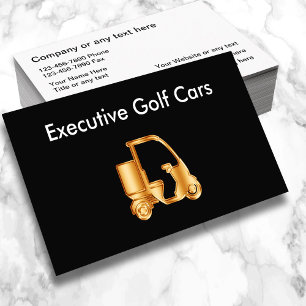 Classy Golf Carts Sale And Service Business Cards