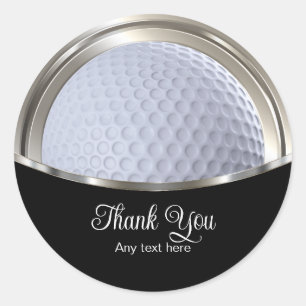 Classy Golf Événement Thème Stickers Merci