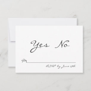 Classy Granite RSVP