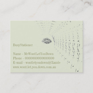 Classy Green Business Card