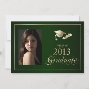 Classy Green et Gold 2013 Invitation de la photogr