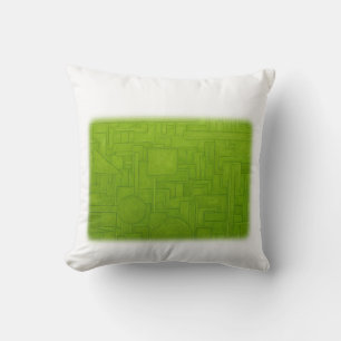 Classy Green Label Pillow! Throw Pillow