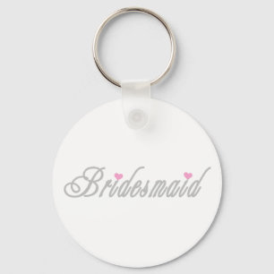 Classy Greys Bridesmaid Keychain