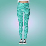 Classy Halloween Costume Mermaid Scales Pattern Leggings<br><div class="desc">This fun novelty mermaid scales pattern design is great for a Halloween costume. The modern stylish design can also be given as a gift for a birthday,  anniversary,  Mother's Day or any occasion.</div>