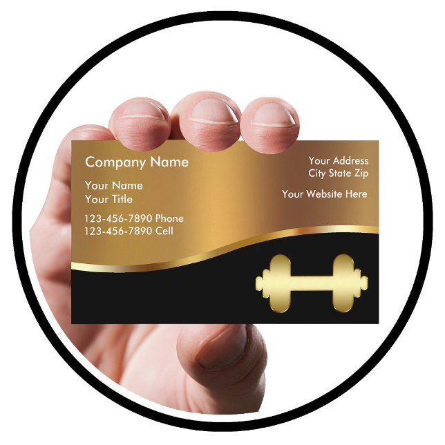Classy Health Fitness Club Business Cards (Creator Uploaded)