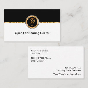 Classy Hearing Aid Centre Business Cards