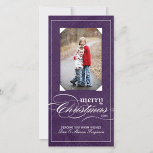Classy Holiday Photo Cards (4x8)