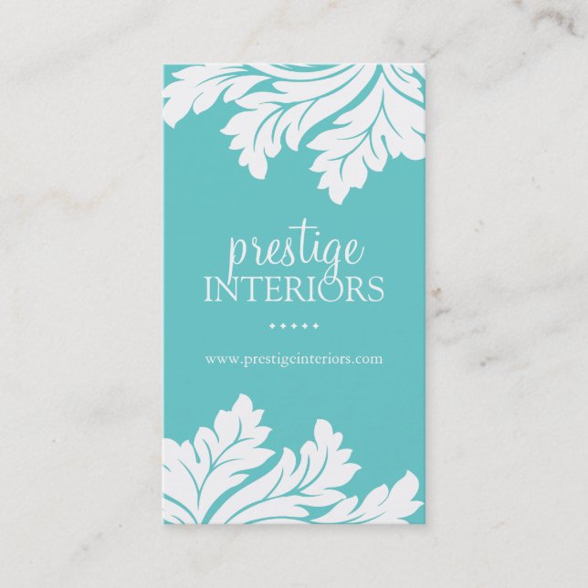 CLASSY INTERIOR DESIGNER  BUSINESS CARD (Front)