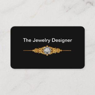Classy Jewellery Designer Business Card