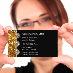 Classy Jewellery Store Business Card