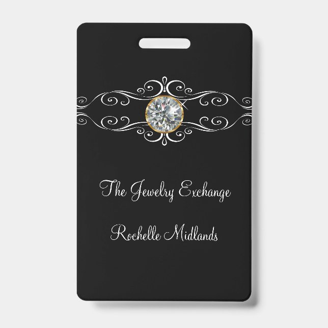 Classy Jewellery Theme Badge (Front)